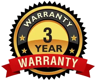 3 year warranty